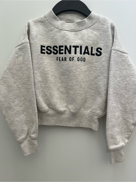 Fear of God Other - Fear of God ESSENTIALS Light Gray Crewneck Sweatshirt